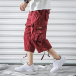 Meeste p&uuml;ksid Casaul Sport Pants Cargo Outdoor Jogger Pants L&uuml;hikesed p&uuml;ksid 29 veinipunane v&auml;rv