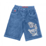 RogueWave Hip Hop Retro Denim L&uuml;hikesed P&uuml;ksid Y2k Sinine Pesu Lai Jalg Sirge T&ouml;&ouml;p&uuml;ksid Mehed Naised Streetwear Jorts R&otilde;ivad S