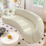 Mullikangas Kumer Diivanikate Kaarjas Veniv Poolringikujuline Kumer Diivanikate Kujuline Diivanikaitse Mooduldiivani Kate S-90-140cm beige