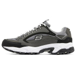 Skechers Stamina V&otilde;rknahast Mugavad Mitmek&uuml;lgsed Madalad Vabaajasussid Meeste toss Hall Must 50988-CCBK 41.5