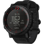 Suunto Core Must Punane ATM Veekindlus Jaapani SS023158000 (3 Vastupidav) - Kompass/K&otilde;rgus/Baromeetriline r&otilde;hk/Vesi [Ehtne toode/Tootja oma]