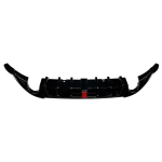 Volkswagen Golf 7 Standard MK7 GTI GTD 2013-2017 Luukp&auml;ra tagumise kaitseraua difuusori splitterspoiler koos piduritule LED-iga kerekomplekt Without Light black