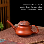 170ml Kung Fu Zisha K&auml;es m&auml;ngitav Teekann Yixing Lilla Savi Mini Pott V&auml;ike Mahutavusega Teekann Puhas Teekann