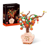 Isetehtud Loov Kodukaunistus Plastikust Kunstlilled Ehitusklotsid Kunstlilled Bonsai Loov Uusaasta Kingitused No box