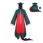 Gachiakuta Cosplay Tunked Mugavast Materjalist M&auml;ngu&uuml;ritusteks M red