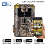 SUNTEKCAM Wifi900pro Jahikaamera, 36MP, 4K, IP65 Veekindel kamuflaaž
