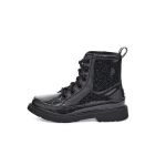 UGG Robley Glitter Sametist Lukuga Laste Lumisaapad Must Lapsed Vanuses 3-7 Aastat 1116377T-BLK 22 black