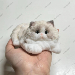 Suur Kass Taba Squishy Lamav Kass Fidget M&auml;nguasi Loomast Pigistatav M&auml;nguasi ASMR Stressileevendus Uudne M&auml;nguasi Lastele J&otilde;ulupeo Kingitus gray