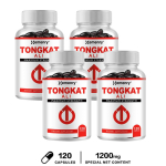 Xemenry - Tongkat Ali - 1200mg ekstrakt - Tugevus, vastupidavus 120*4