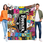 Fuggler flanellitekk pehme viska-alus voodi, diivani, sohva jaoks s&uuml;nnip&auml;evakingitus 150cm*220cm