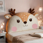 Pestav pehme polsterdatud &ouml;&ouml;kapi seljatoepadi t&uuml;drukute tatami magamistuppa 0.9-1m Bed (90x45cm) Washable brown