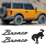 3D Kleebised Embleemid Bronco Poritiivale Kleebis Saba Silt T&auml;hed Rinnam&auml;rk Bronco 2021 2022 2023 Bronco Sport Tarvikud matt must v&auml;rv