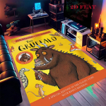 Gruffalo vaip elutuppa, magamistuppa, koju, diivani kaunistuseks, laste m&auml;ngimiseks libisemiskindel p&otilde;randamatt 80x120cm( 31x47in)