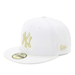 New Era M&uuml;ts MLB New York Yankees NY Valge/Kuldne 7 1/4 5950 NEYYAN WHT MT GLD 25J 58.0 cm beige