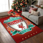 [Liverpool FC Tr&uuml;kitud Vaip] Vastupidav Kodu- ja Kontoriruumivaip, K&ouml;&ouml;gi Talumaja Dekoratiivne P&otilde;randamatt 80cmx120cm