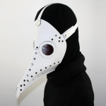 Halloween Steampunk Katkubird Noka Maskeraadipeo Mask Mustpeaga Hg083 white