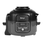 Ninja Foodi Mini 6-&uuml;hes multikeetja ja kuuma&otilde;hufrit&uuml;&uuml;r, 4.7L - Hall/Must
