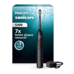 Philips Sonicare 5300 elektriline hambahari &ndash; 7&times; t&otilde;husam puhastus - Must