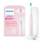 Philips Sonicare 3100 elektriline hambahari &ndash; r&otilde;huandur, QuadPacer ja kuni 14 p&auml;eva kestev aku - Sugar Rose