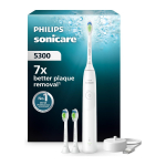 Philips Sonicare 5300 elektriline hambahari &ndash; 7&times; t&otilde;husam puhastus - Valge