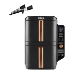 Ninja Double Stack XL 9.5L vasktoonis kuuma&otilde;hufrit&uuml;&uuml;r &ndash; tangid komplektis