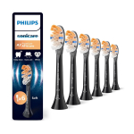 Philips Sonicare A3 Premium All-in-One harjapead 6&times; &ndash; Pehme - Must