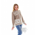 Naiste kampsun hirvega, n&ouml;&ouml;pidega