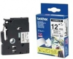 Brother | TZe-FX231 Flexible ID Laminated Tape | Black on White | TZe | 8 m | 1.2 cm