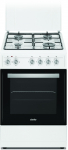 Simfer | Cooker | 4403SERBB | Hob type Gas | Oven type Electric | White | Width 50 cm | Electronic ignition | Depth 55 c
