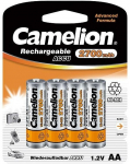 Camelion | AA/HR6 | 2700 mAh | Rechargeable Batteries Ni-MH | 4 pc(s)