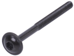 Schraube ISO 7380 FL M3 x 37 hexagonal - black