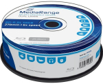 MediaRange BD-R Dual Layer 50GB 6x 25-pack Cakebox