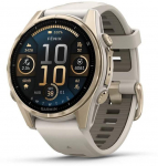 Garmin fenix 8 3.3 cm (1.3") AMOLED 43 mm Digital 416 x 416 pixels Touchscreen Gold Wi-Fi GPS (satellite)