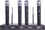 Mikrofon PLL-400 UHF 4 kanały (4 mikrofony do ręki)