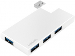 LogiLink USB3.0 4-port hub, silver