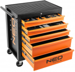 Workshop cabinet, 5 drawers + 117 tools