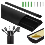 Maclean Cover strip MC-814 B aluminum, black