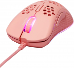 Deltaco Gaming Maus USB, RGB, pink