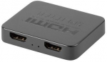 Lanberg Splitter video HDMI- 2x HDMI 4K + port USB-C czarny