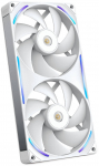 NZXT F280X RGB 280mm fan, LCP rotor, hybrid bearing, aRGB, white