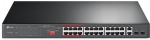 TP-LINK 26-Port 10/100Mbps PoE+ Switch
