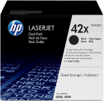HP Toner 42X Q5942XD Black Dual Pack 20,000 Pages Each