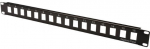 Digitus Patch Panel 16-port modular 1U black