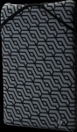 HP 14 Reversible Sleeve, Sanitizable &ndash; Black, Geometric pattern