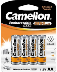 Camelion | AA/HR6 | 2500 mAh | Rechargeable Batteries Ni-MH | 4 pc(s)