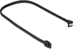 Sata III Kabel 90&deg; gewinkelt (schwarz, 45cm)