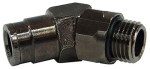 8mm G1/4 plug-in fitting 45&deg; revolvable- completely black nickel plated