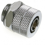 Bitspower Anschluss gerade G1/4 Zoll AG auf 10/8mm - II, silber gl&auml;nzend