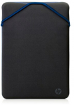 HP 14 Reversible Sleeve, Sanitizable - Black, Blue