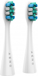 AENO Replacement toothbrush heads, White, Dupont bristles, 2pcs in set (for ADB0001S/ADB0002S)